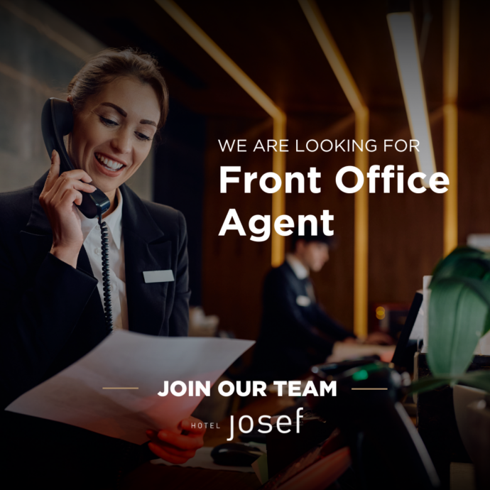 Front Office Agent wanted at Hotel Josef